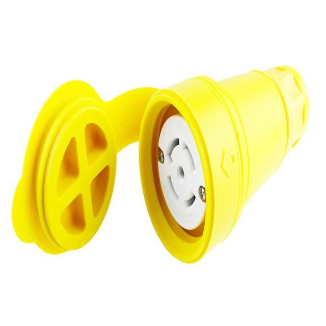 Molex 1301470116 Watertite 130147 NEMA L21-30R Receptáculo, enchufes hembra 30A 120/280VCA, 3 fase