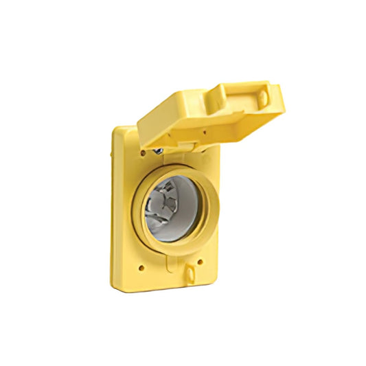 Molex 1301470132 Watertite 130147 NEMA L15-20R Receptáculo, hojas macho 20A 250V