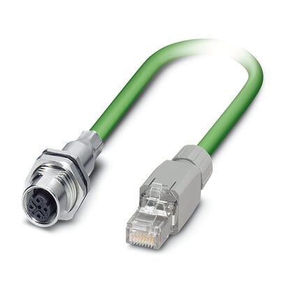 Phoenix Contact 1404367 - Circular, hembra y de 04 pos a RJ45, 8p4c 1.64' (500.0mm)