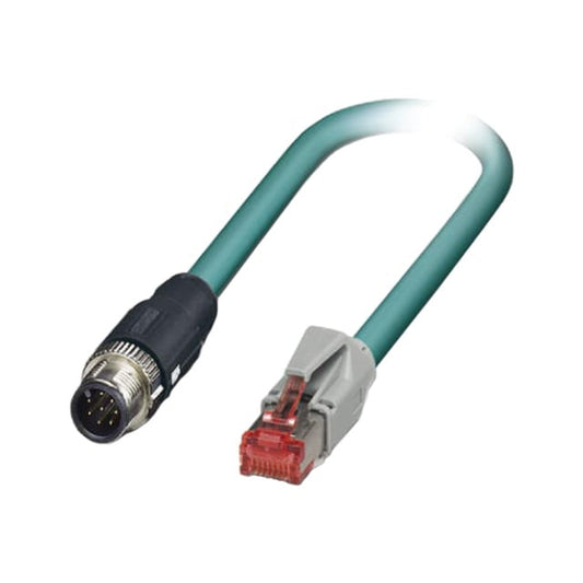 Phoenix Contact 1409864 - Circular de 08 pos macho a RJ45, 8p8c 32.81' (10.00m)