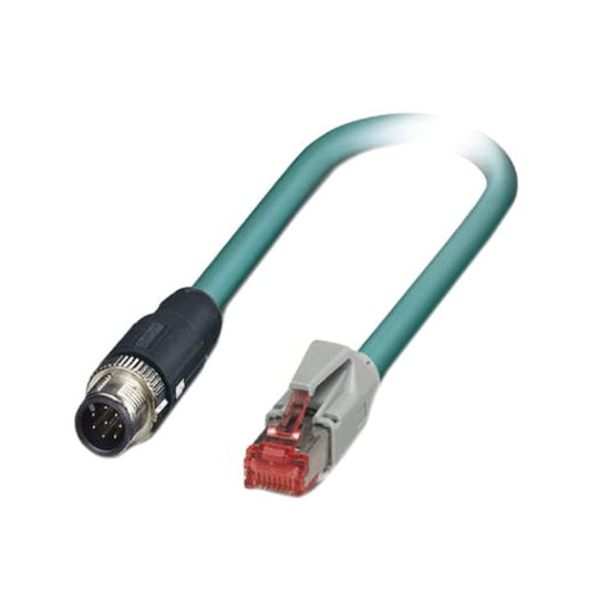 Phoenix Contact 1409865 - Circular de 08 pos macho a RJ45, 8p8c 49.21' (15.00m)