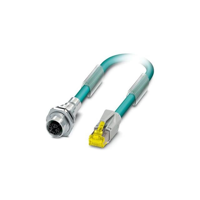 Phoenix Contact 1412316 - Circular, hembra y de 08 pos a RJ45, 8p8c 6.56' (2.00m)