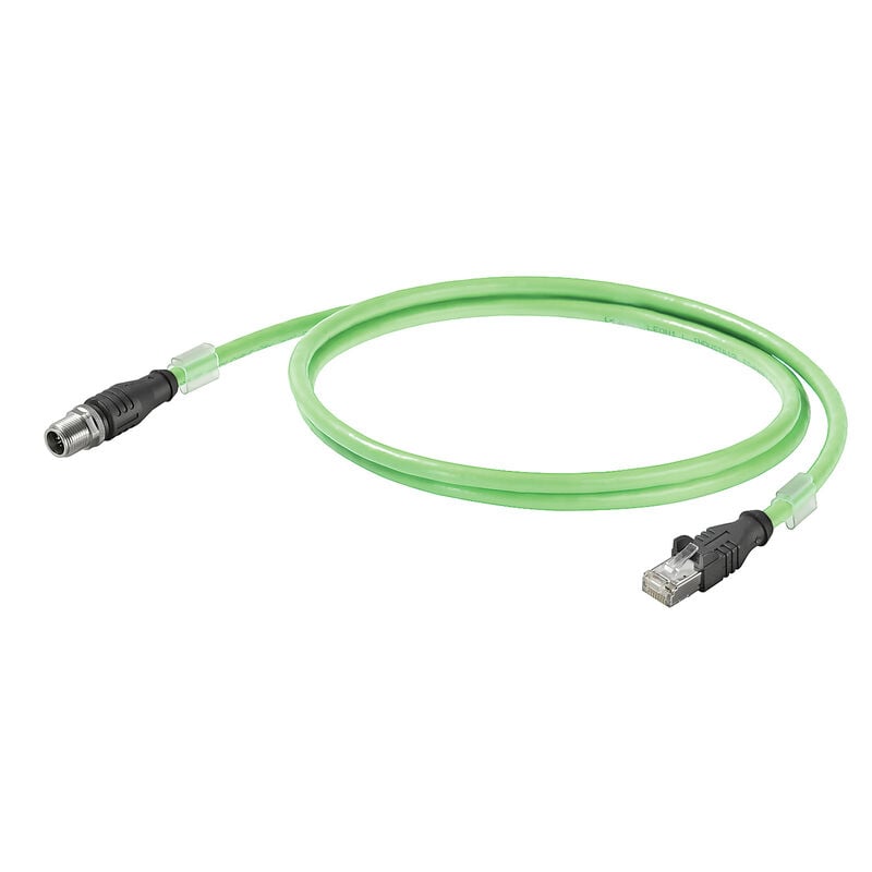 Weidmüller 1457580120 - Circular de 08 pos macho a RJ45, 8p8c 39.37' (12.00m)