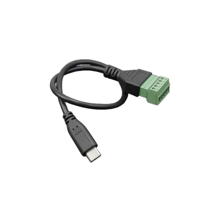 DFRobot FIT0993 - Clavija de conexión rectangular de 06 pos. a clavija de conexión USB C macho 0.98' (300.0mm)