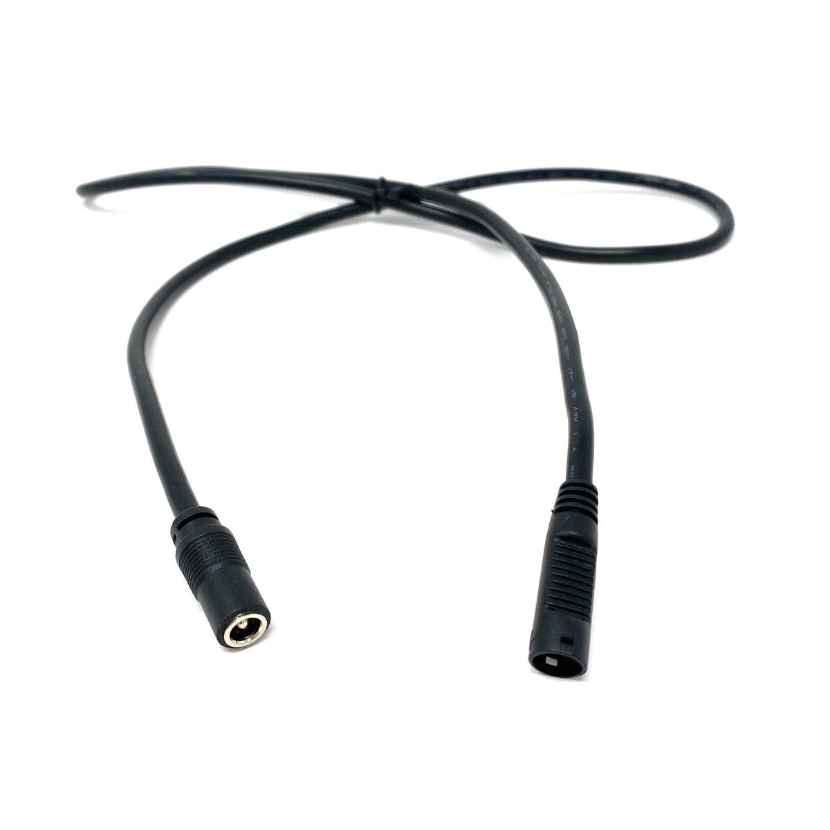GlobTek, Inc. LMP7001M0T00(R) - Clavija tipo barril - 2.5mm DI, 5.5mm DE a conector circular 02 pos hembra 3.28' (1.00m)