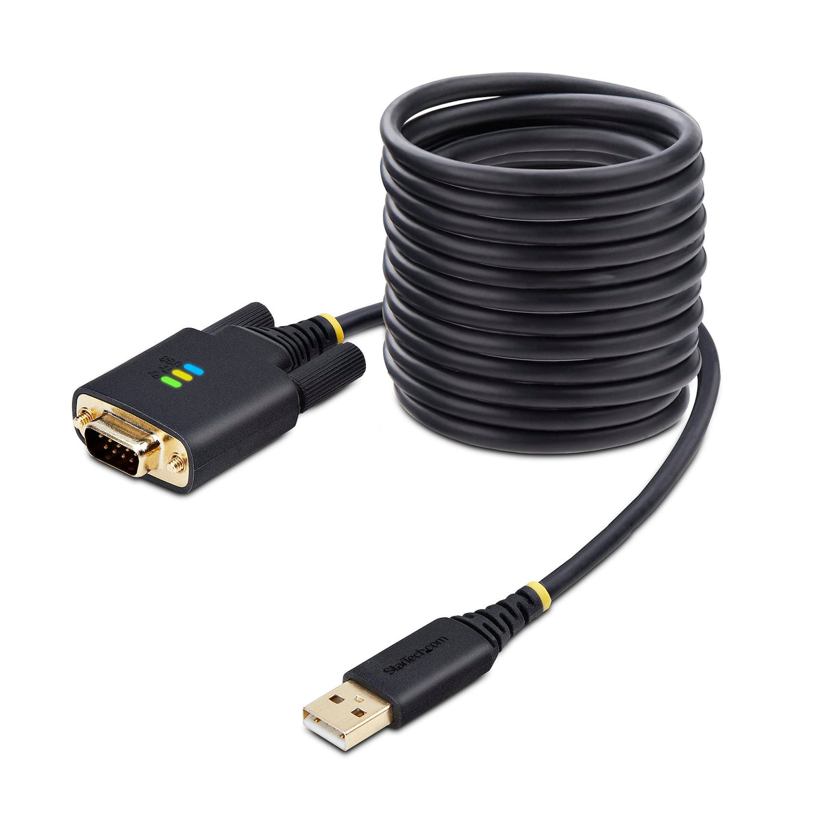 StarTech.com 1P10FFC-USB-SERIAL - D-Sub de 09 pos a clavija de conexión macho USB A 9.84' (3.00m)