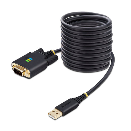 StarTech.com 1P10FFC-USB-SERIAL - D-Sub de 09 pos a clavija de conexión macho USB A 9.84' (3.00m)