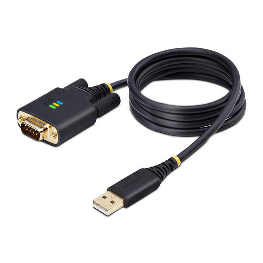 StarTech.com 1P3FFCB-USB-SERIAL - D-Sub de 09 pos a clavija de conexión macho USB A 3.28' (1.00m)