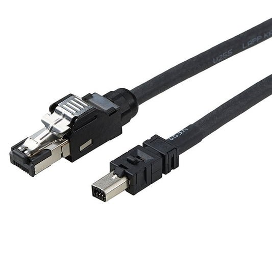 TE Connectivity AMP Connectors 2-2205133-1 - Industrial Mini, Tipo 1 a RJ45, 8p8c 1.64' (500.0mm)