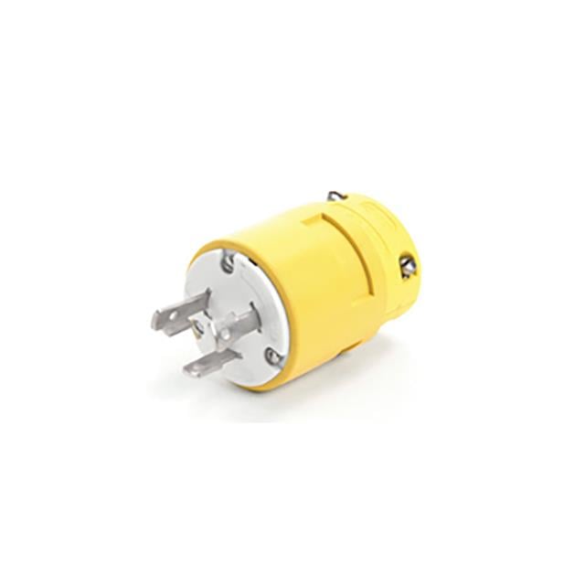 Molex 1301410064 Super-Safeway 130141 NEMA L7-20P Clavija de conexión, hojas macho 20A 277VCA