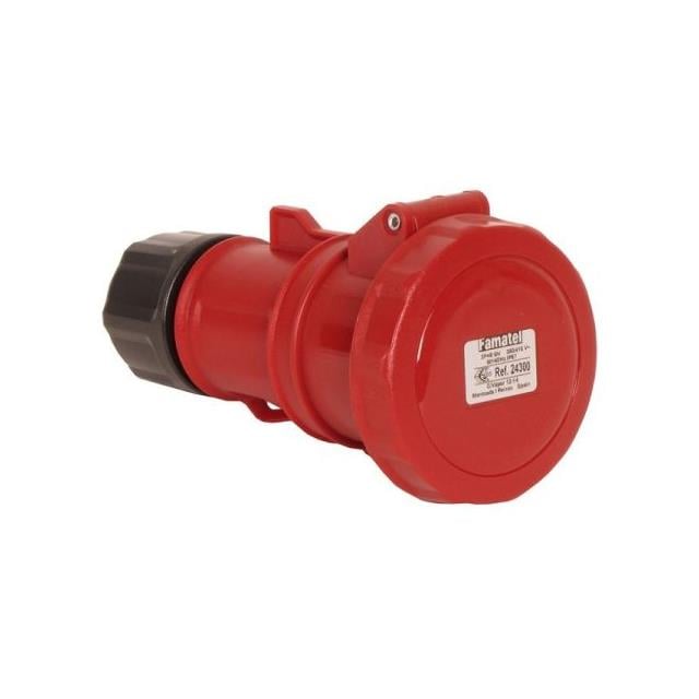 Famatel USA 24300 * Pin y manguito (3P4W) Receptáculo, toma hembra 16A 400VCA