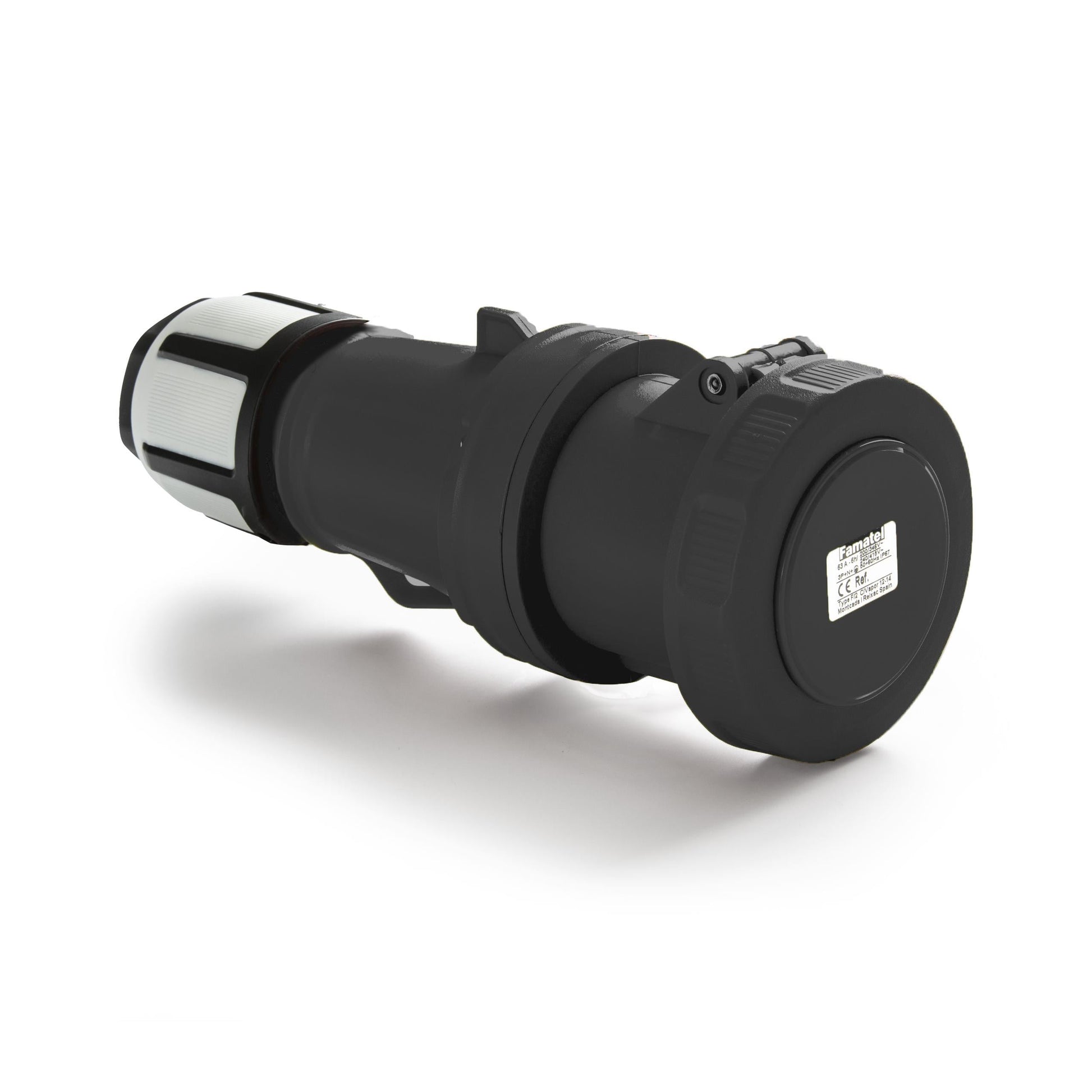 Famatel USA 24404 * Pin y manguito (3P4W) Receptáculo, toma hembra 63A 480/500V