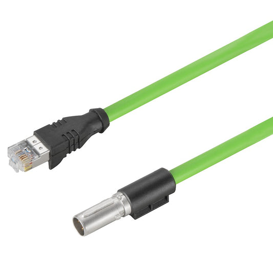 Weidmüller 2503730800 RockStar® ModuPlug® Circular de 08 pos macho a RJ45, 8p8c 26.25' (8.00m)