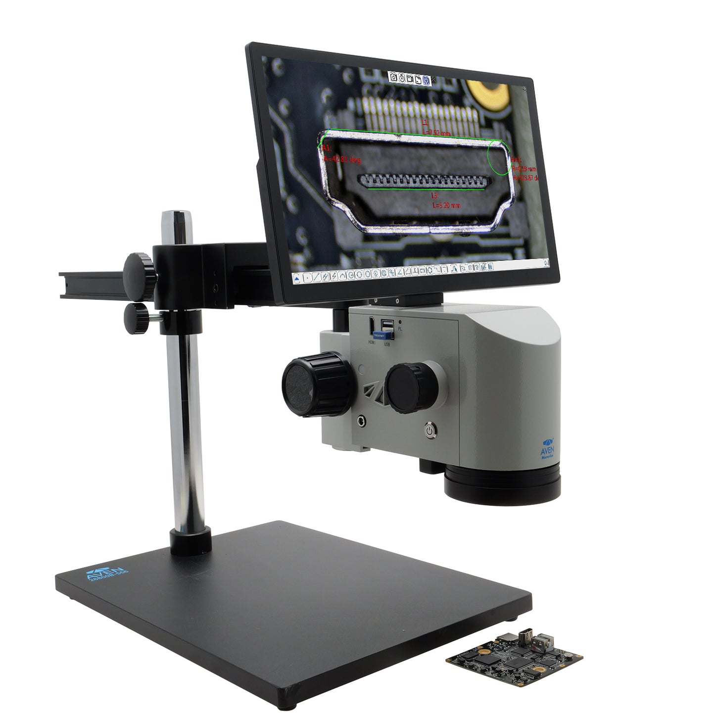 Aven Tools 26700-141-556 MicroVue Microscope, Digital 20.7x ~ 133.4x