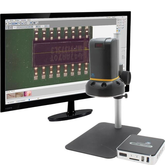 Aven Tools 26700-401-MEA Mighty Scope Microscope, Digital 12x ~ 132x