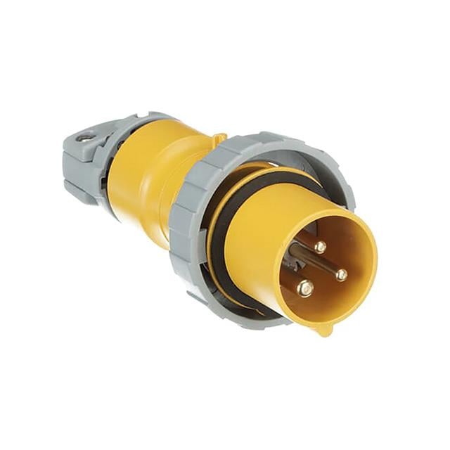 Amphenol Sine Systems Corp 2CMA100304R1000 Tough & Safe Pin y manguito (2P3W) Clavija de conexión, clavijas macho 20A 125V