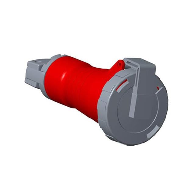 Amphenol Sine Systems Corp 2CMA100315R1000 Tough & Safe Pin y manguito (3P4W) Receptáculo, enchufes hembra 20A 480V, Trifásico