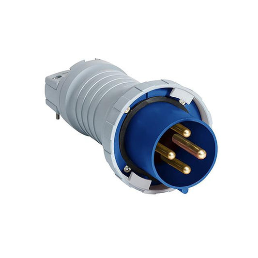 Amphenol Sine Systems Corp 2CMA100364R1000 Tough & Safe Pin y manguito (3P4W) Clavija de conexión, clavijas macho 60A 200/250V, 3 fase