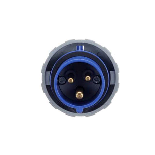 Amphenol Sine Systems Corp 2CMA100584R1000 Tough & Safe Pin y manguito (2P3W) Clavija de conexión, clavijas macho 20A 200/250V