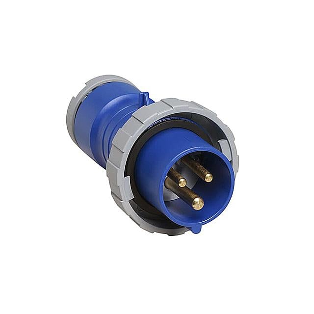 Amphenol Sine Systems Corp 2CMA166722R1000 Tough & Safe Pin y manguito (2P3W) Clavija de conexión, clavijas macho 32A 200/250V