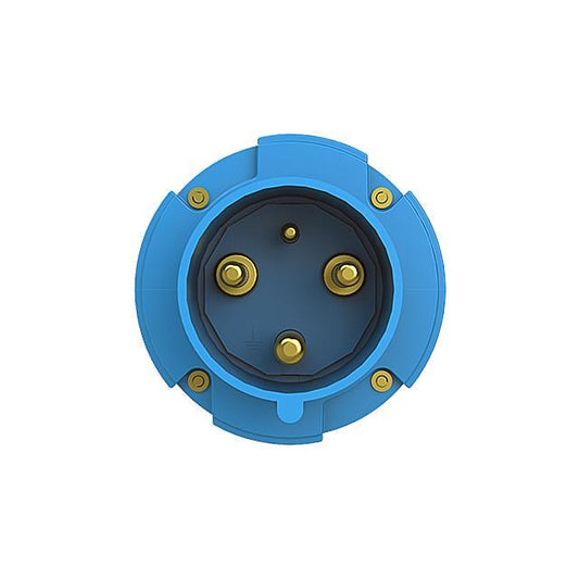 Amphenol Sine Systems Corp 2CMA166742R1000 Tough & Safe Pin y manguito (2P3W) Clavija de conexión, clavijas macho 63A 200/250V