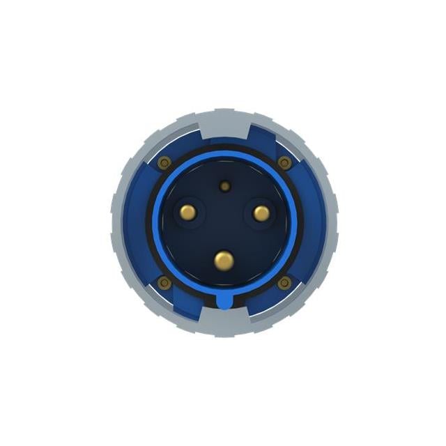 Amphenol Sine Systems Corp 2CMA166776R1000 Tough & Safe Pin y manguito (2P3W) Clavija de conexión, clavijas macho 63A 200/250V