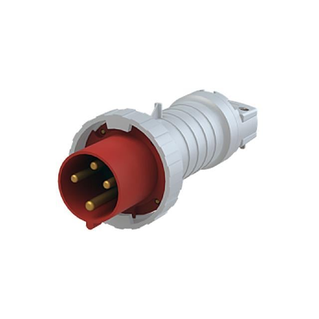 Amphenol Sine Systems Corp 2CMA166786R1000 Tough & Safe Pin y manguito (3P4W) Clavija de conexión, clavijas macho 63A 380/415V