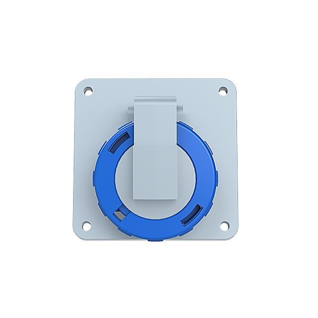 Amphenol Sine Systems Corp 2CMA166996R1000 Tough & Safe Pin y manguito (2P3W) Receptáculo, enchufes hembra 16A 200/250V