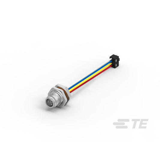 TE Connectivity AMP Connectors 1-2823590-3 M12 Circular 05 pos macho a rectangular de 05 pos hembra 0.26' (80.0mm)