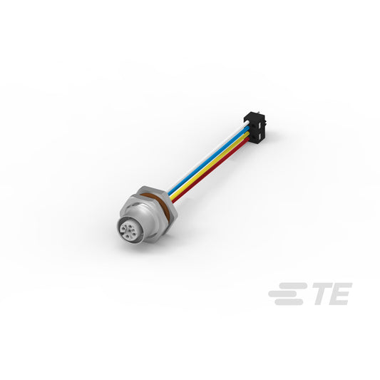 TE Connectivity AMP Connectors 1-2823590-4 M12 Circular 05 pos hembra a rectangular 04 pos macho 0.26' (80.0mm)