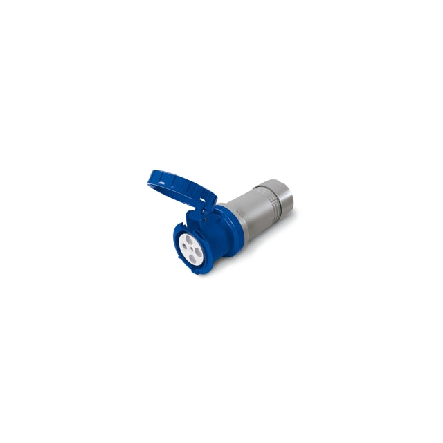Power Dynamics, Inc. 4100C9W - Pin y manguito (3P4W) Receptáculo, enchufes hembra 100A 250VCA, 3 fase