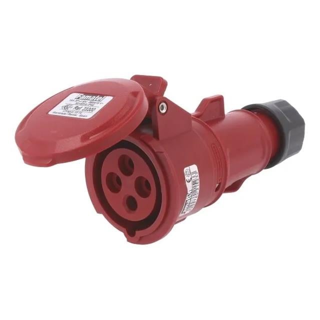 Famatel USA 23300 * Pin y manguito (3P4W) Receptáculo, toma hembra 16A 400VCA