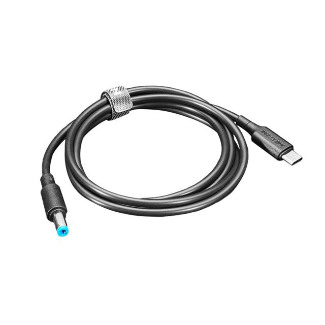 Adafruit Industries LLC 5450 - Conector tipo barril - 2.5mm DI, 5.5mm DE a USB C macho 3.94' (1.20m)