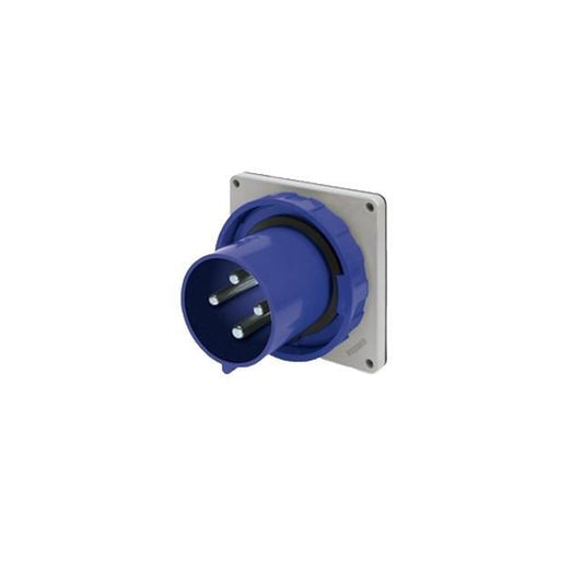 Scame 560B9W Pin & Sleeve Pin y manguito (4P5W) Receptáculo, clavijas macho 60A 120/208VCA, 3 fase