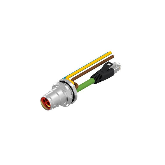 Amphenol CONEC 57-22005 57 Circular 07 pos hembra a RJ45, 8p4c y conductores 6.56' (2.00m)