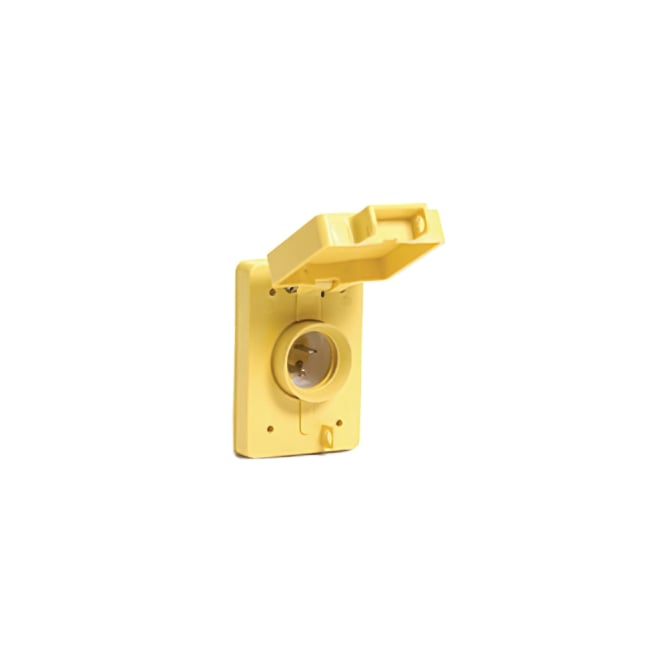 Molex 1301460141 Watertite 130146 NEMA L7-15R Receptáculo, hojas macho 15A 277V