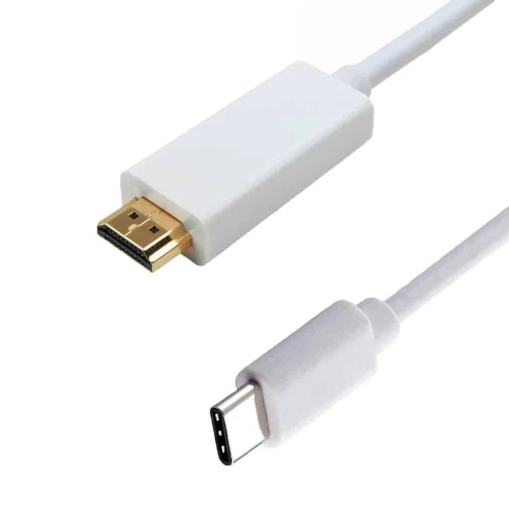 4XEM 4XUSBCHDMI6 * Clavija de conexión macho USB C a macho HDMI-A 2.00' (609.6mm)