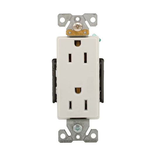 Eaton Wiring Devices 6262W 6262 NEMA 5-15R Receptáculo, enchufes hembra 15A 125VCA