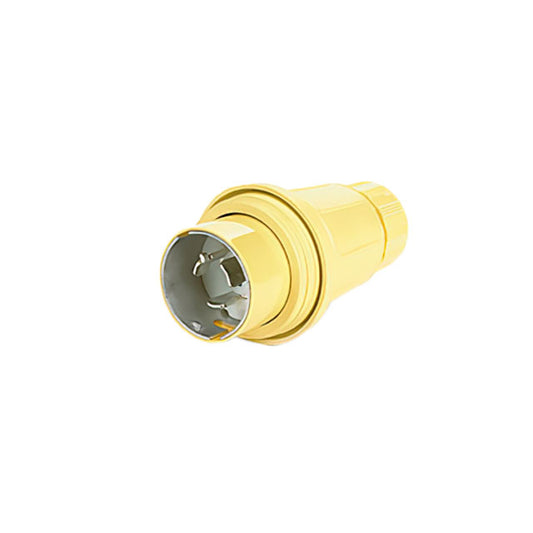 Molex 1301550167 130155 NON-NEMA (2P3W), estilo California Clavija de conexión, hojas macho 50A 480V