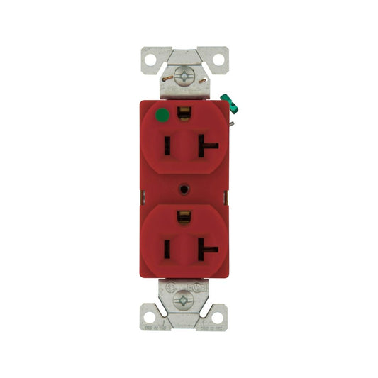 Eaton Wiring Devices 8300RD 8300 NEMA 5-20R Receptáculo, enchufes hembra 20A 125VCA