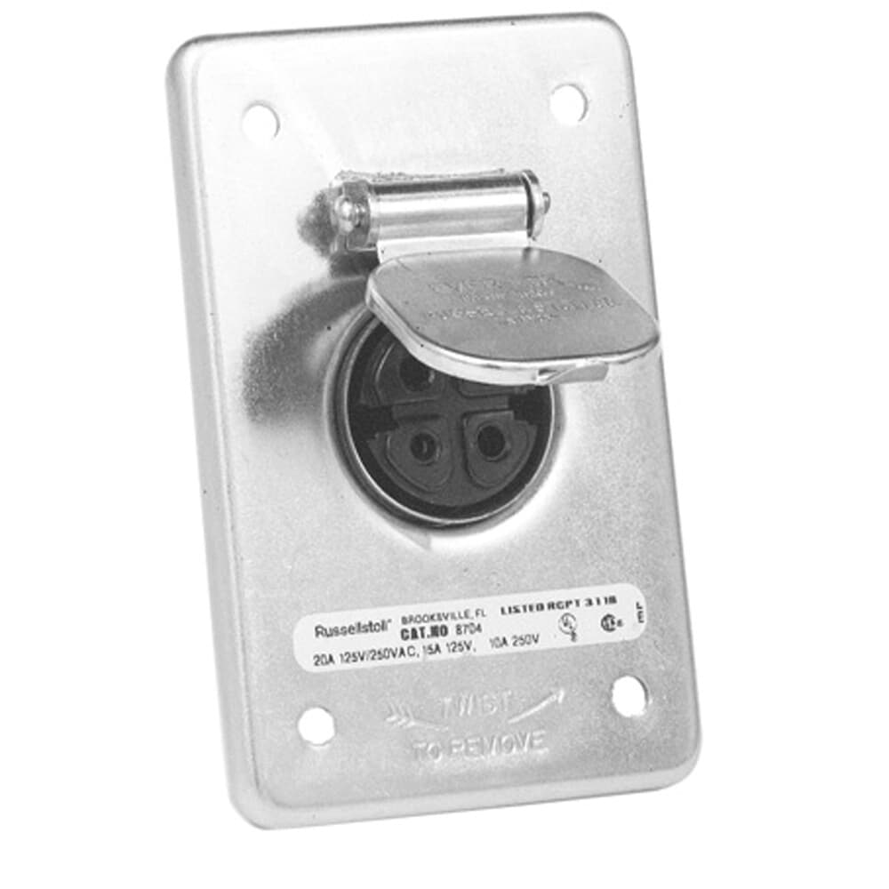ABB Electrification (Thomas and Betts) 8703 - Pin y manguito (2P3W) Receptáculo, enchufes hembra 20A 250V
