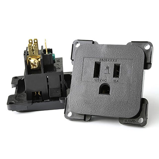 Interpower 88261100 - NEMA 5-15R Receptáculo, enchufes hembra 15A 125VCA