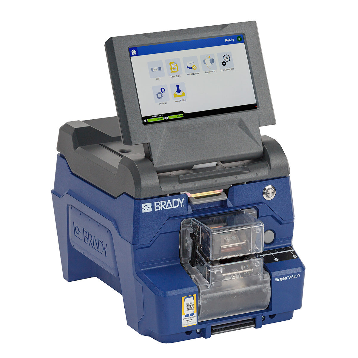 Brady Corporation A6200-NAB-WIFI Wraptor™ A6200 Escritorio Impresora térmica, transferencia