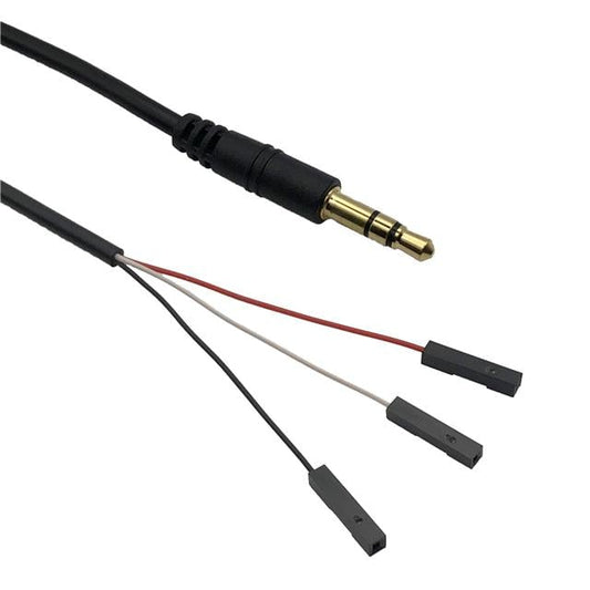 MED AC3PS MED AC Enchufe de teléfono, 3.5mm (1/8"), conectores estéreo a toma 1.48' (450.0mm)