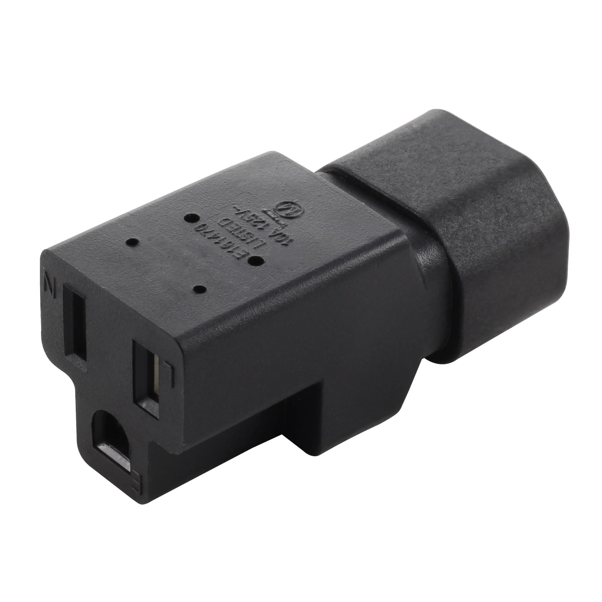AC WORKS® AD130 - NEMA 5-15R Enchufe, Hojas Macho ; Receptáculo, Tomas Hembra 10A 125V