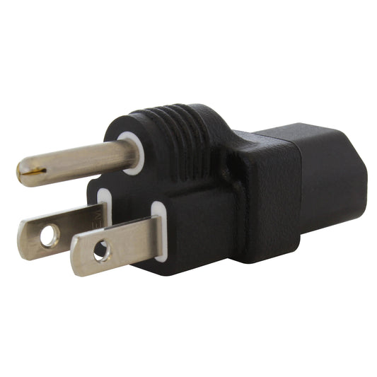 AC WORKS® ADUSC13 - NEMA 5-15R Enchufe, Hojas Macho ; Receptáculo, Tomas Hembra 10A 125V