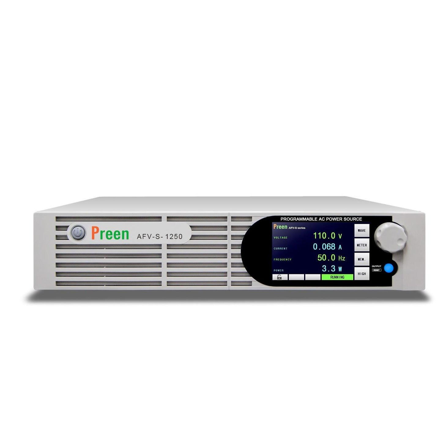 Preen (AC Power Corp.) AFV-S-1250 AFV-S Banco (CA a CA) 98 ~ 132VCA, 196 ~ 264VCA