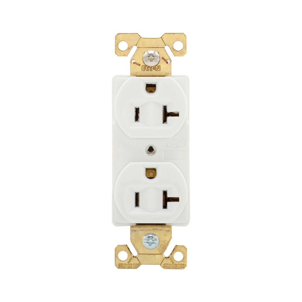 Eaton Wiring Devices AH5352W - NEMA 5-20R Receptáculo, enchufes hembra 20A 125VCA