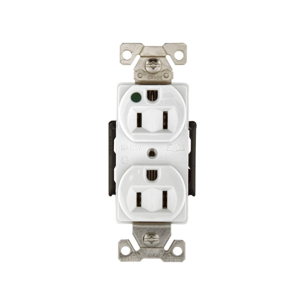 Eaton Wiring Devices AH8200W - NEMA 5-15R Receptáculo, enchufes hembra 15A 125VCA