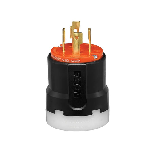 Eaton Wiring Devices AHCL1430P - NEMA L14-30P Clavija de conexión, hojas macho 30A 125/250VCA